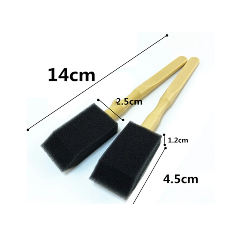 5Pcs Car Air Outlet Sponge Brushes Car Dashboard Air Conditioner Dirt Dust Removal Detailing Brush Car Interior Cleaning Tools