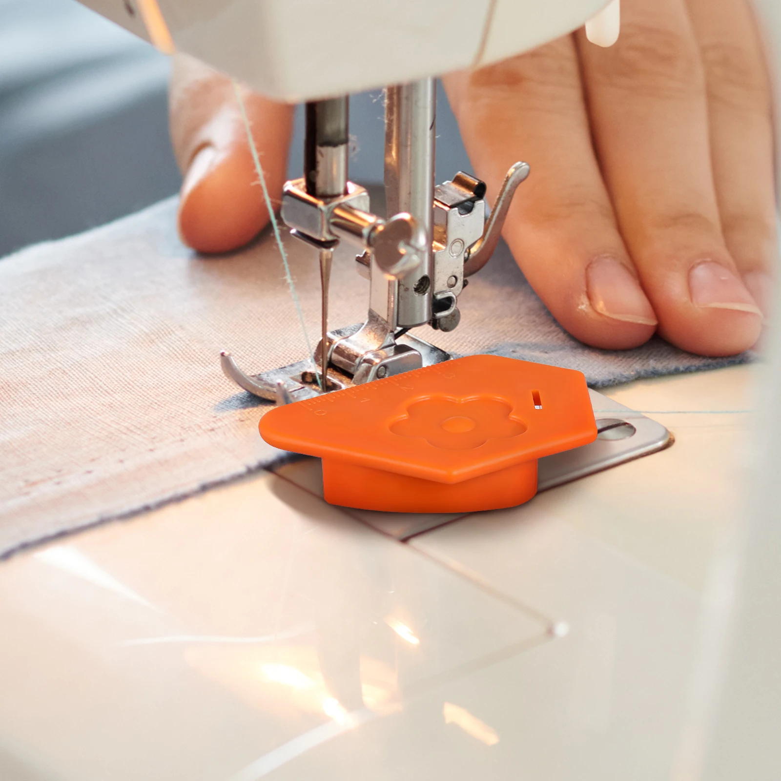 

3 Pcs Sewing Machine Magnetic Seam Guide Ruler Tools Essentials with Scale Compact Portable Universal Compatibility
