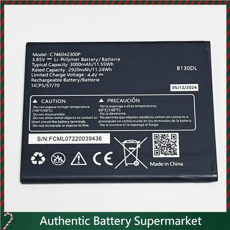 New 3.85V 3000mAh For BLU View 2, B130DL Battery
