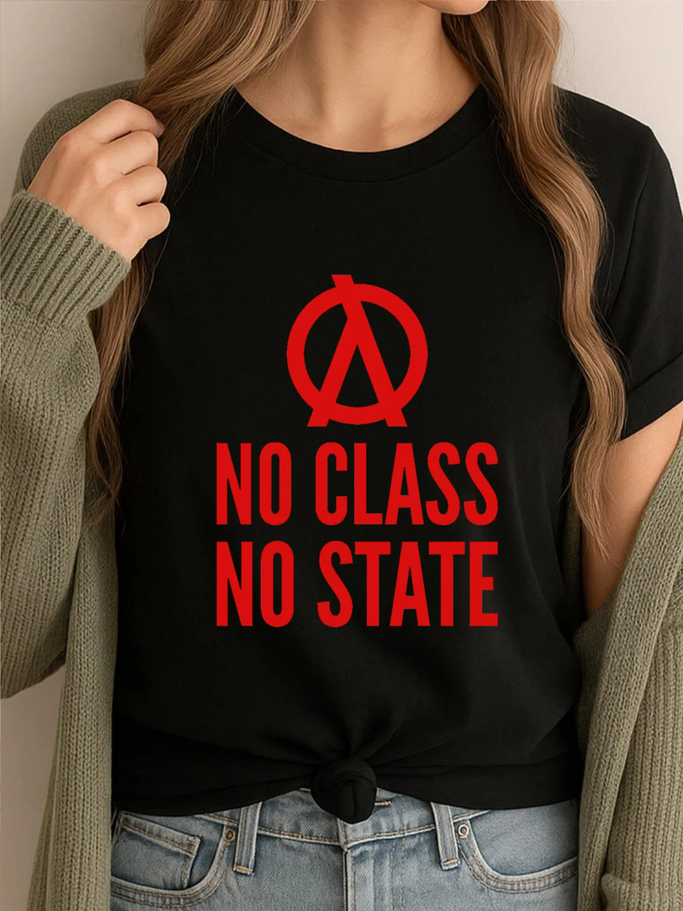 

No Class No State Functional Programmer Red Text Design Luxury Designer Letter Printed T Shirts Simple Style