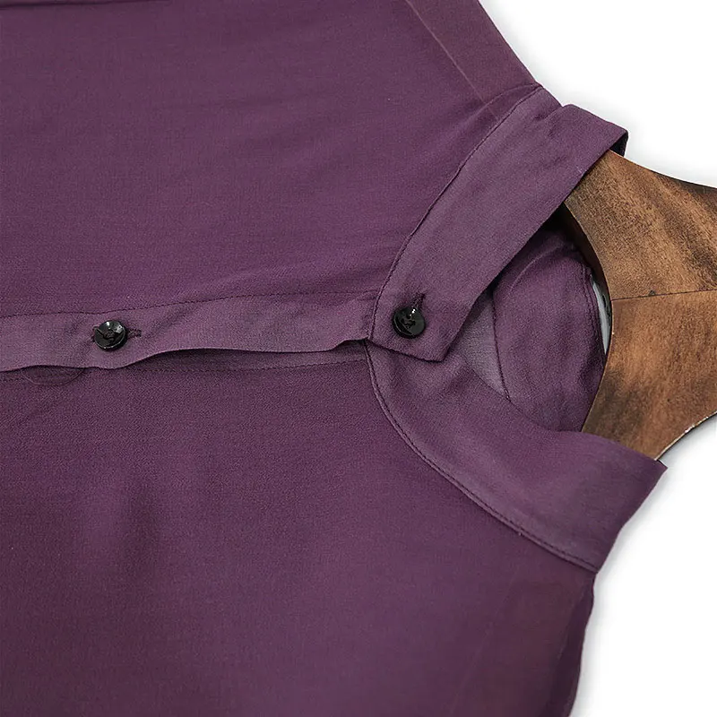 سترة جورجيت من حرير التوت الطبيعي 100% أنيقة بلون سادة، سترة واقية من الشمس للشاطئ بأكمام طويلة وغطاء شال #3