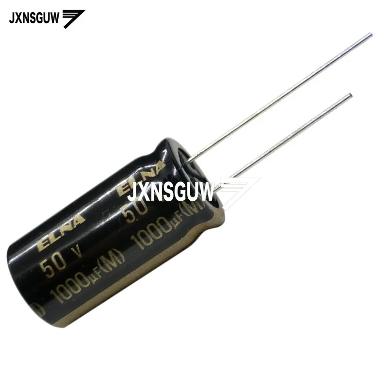 

10PCS Original ELNA RA3 50V1000UF 12.5X25MM audio Aluminum electrolytic capacitor 1000uF/50V 85 degrees 50v 1000uF