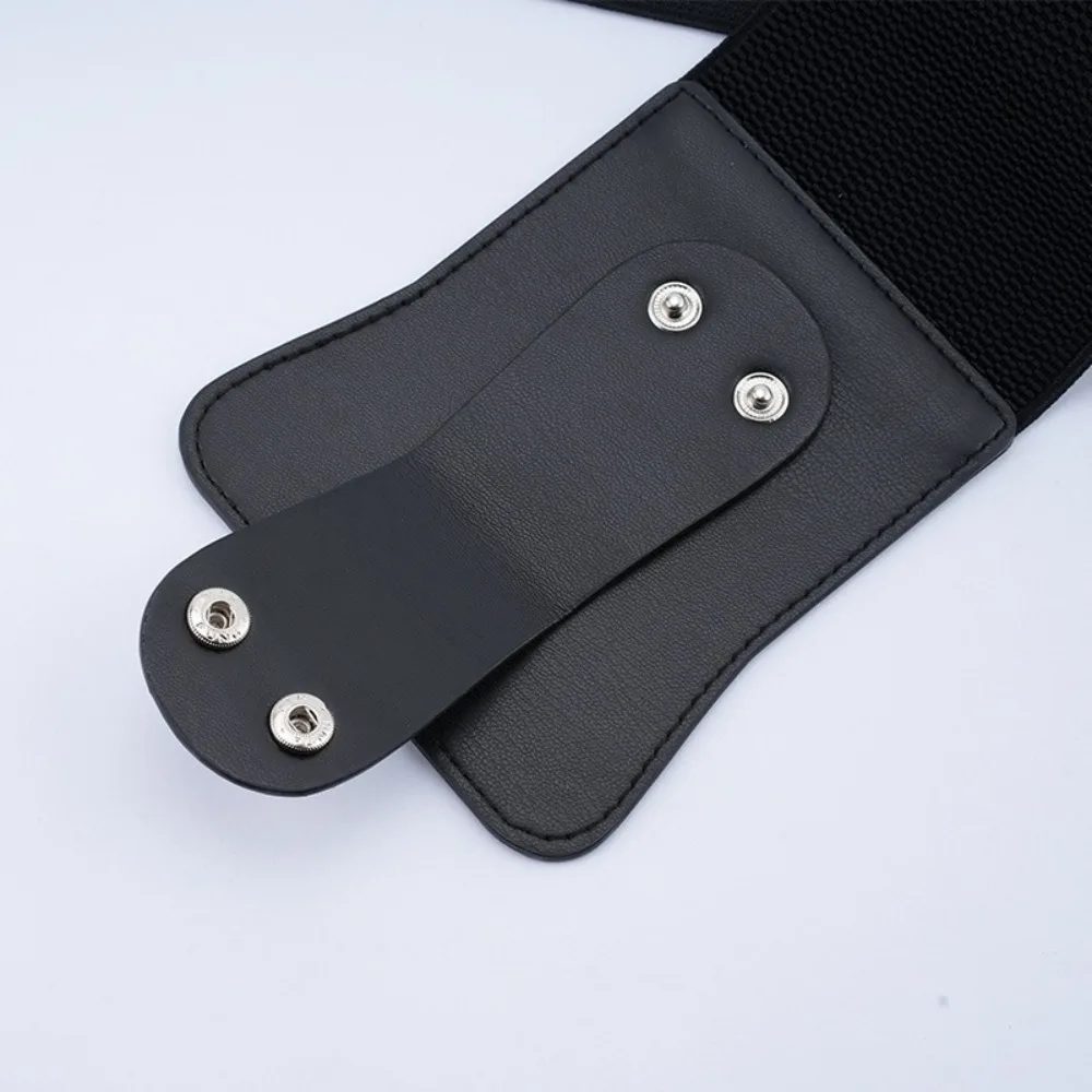 High Quality Luxury Women's Waist Cover Trendy Double Circular Elastic Waist Cover Versatile Coat Belt