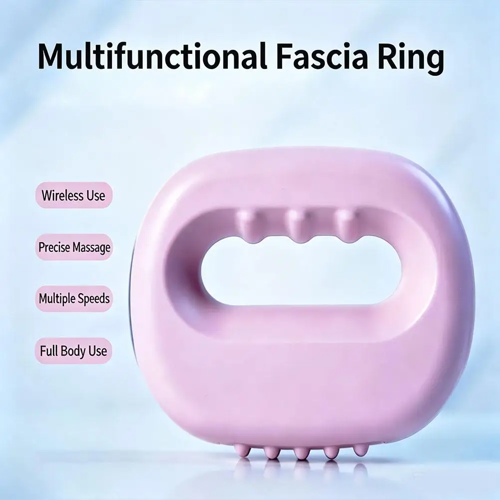 Portable Electric Fascia Massage Ring Ergonomic Fat Burning Body Slimming Machine With Belt Low Noise