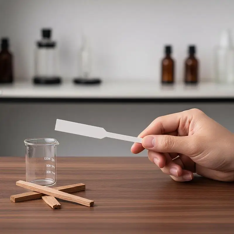 Absorbent Perfume Test Strip Paper 100 Sheets Premium Disposable Fragrance Tester for Perfume Training Courses Use