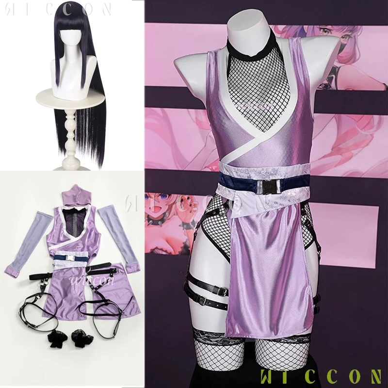 2025 White Eye Princess Hinataa Hyug Cosplay Byakugan Princess Costume Sexy Doujin Dress Ninjia Original Manga Women Hallowee