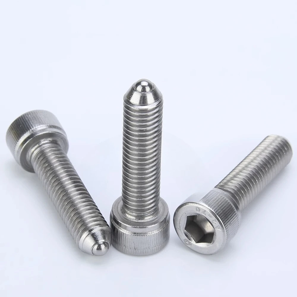 20pcs PKZ01/PKZ03 Springless Positioning Bead Hexagonal Bolt Type VCN419.1 Full Round Ball Head Screw