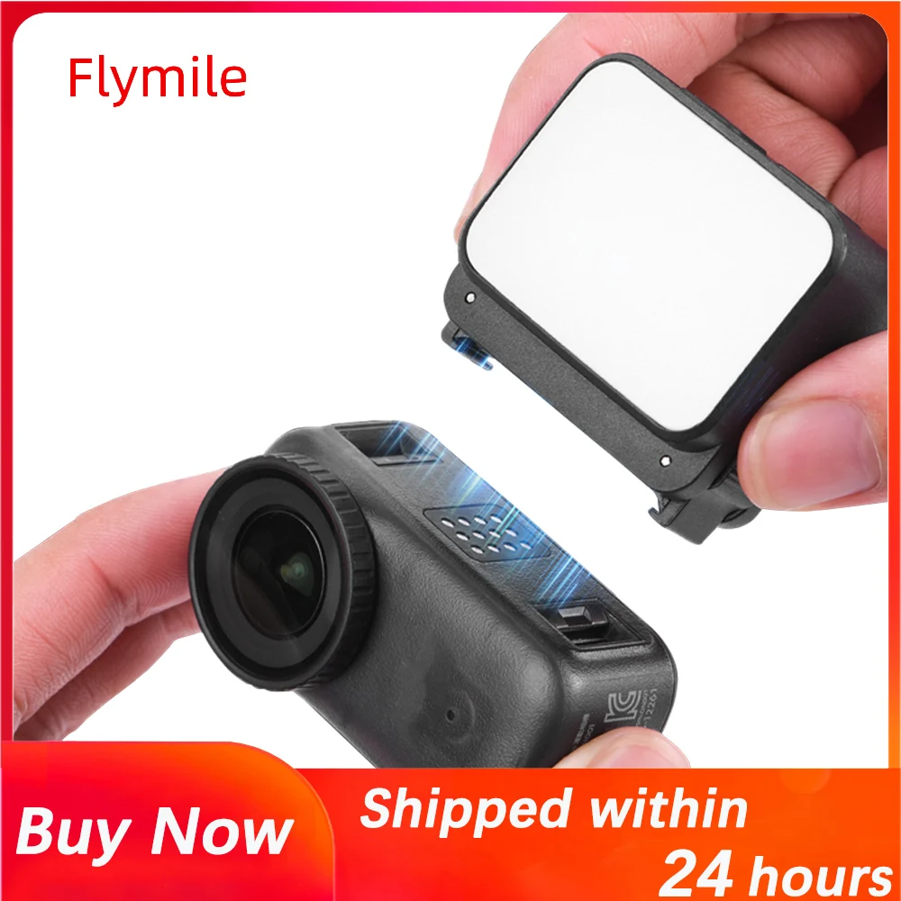 

Flymile Magnetic Fill Light for DJI Osmo Nano,3 Color Temperatures,IPX4 Waterproof,4-Level Dimming,Nano Vlog/Selfie Accessories