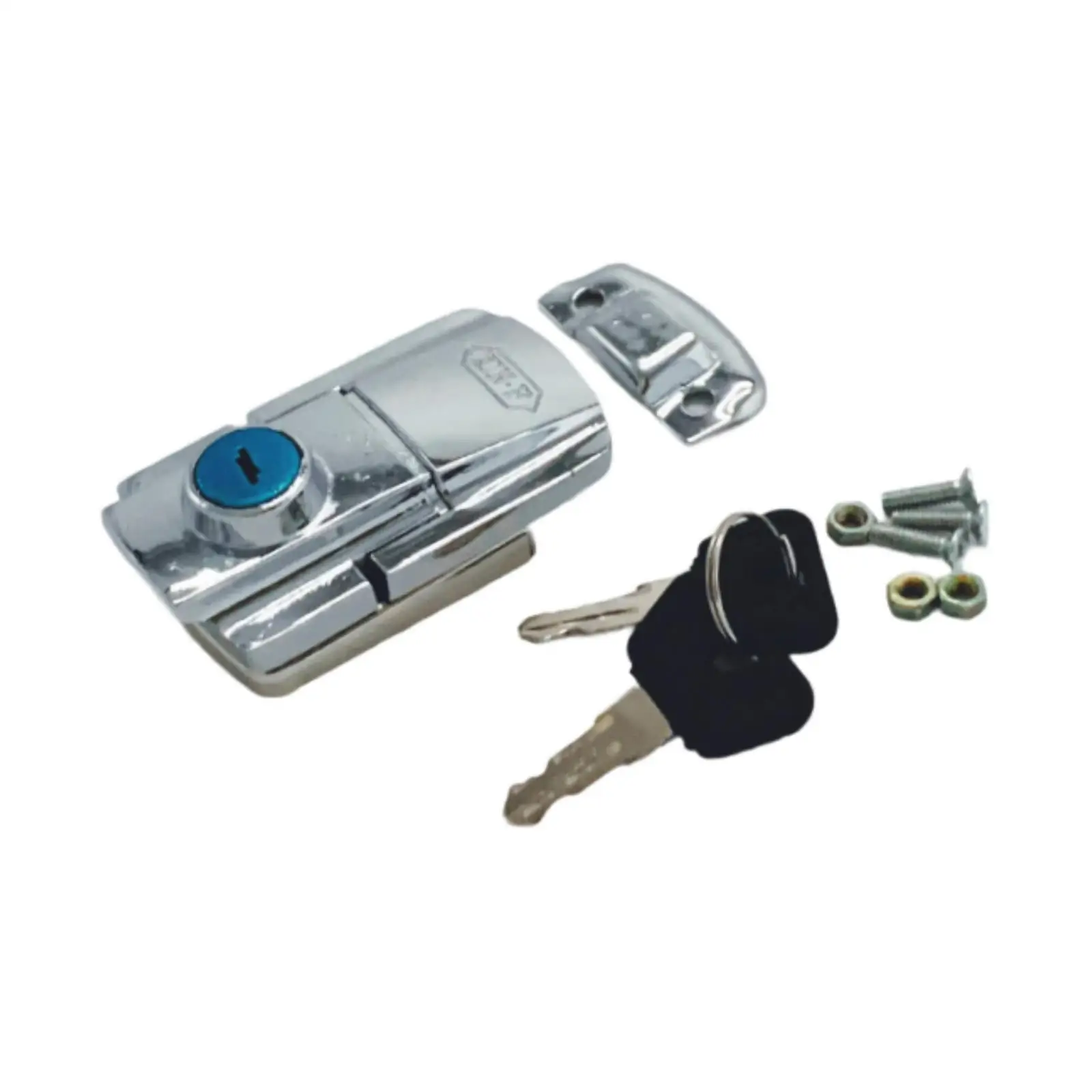 Motorcycle Rear Trunk Lock with 2 Keys Direct Replaces Rustproof Motorbike Rear