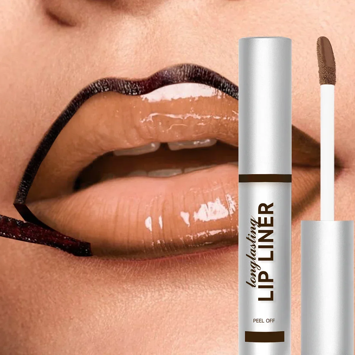 Peel Off Lip Stain Reveal Tint labbra rosa impermeabile a lunga durata Tazza antiaderente a prova di trasferimento Tessitura labbra naturale Cosmetici da donna