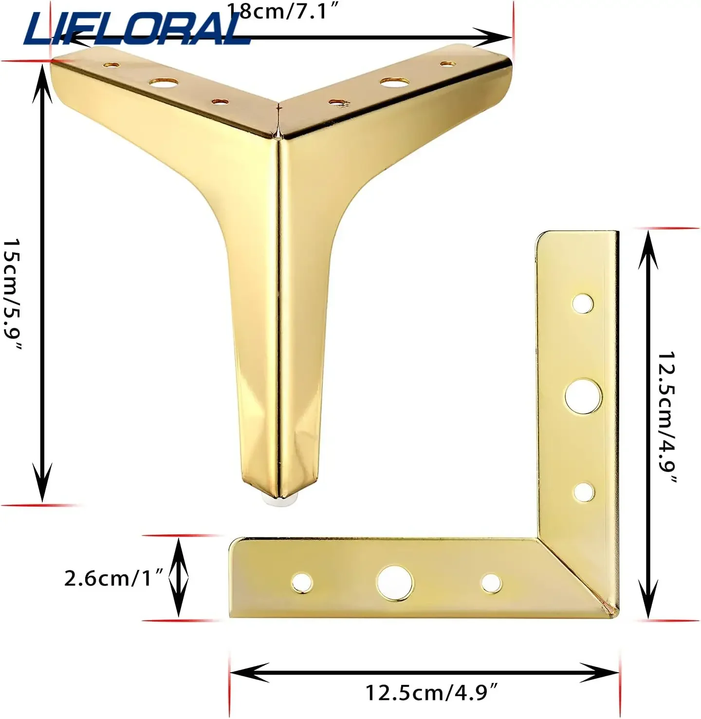 4pcs Table Legs for Metal Furniture Sofa Bed Chair Leg Iron Desk Cabinet for Dresser Foot Bathroom Table Legs Furniture hardware