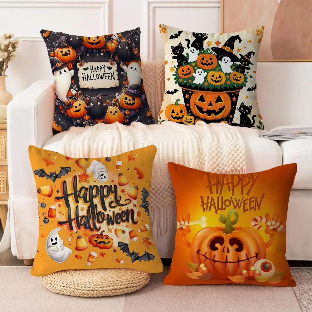 

Чехол для подушки на Хэллоуин, наволочка, обивка дивана, подушка, домашний декор, наволочки
