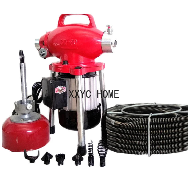 

GQ-80 Pipe dredging machine toilet tool accessories Toilet lock new product electric sewer toilet