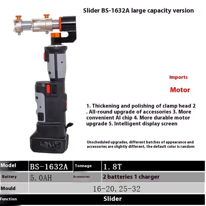 Portable Battery-Operated Hydraulic Copper Stainless Steel Standard Steel Pipe Crimping Tool for Plumbing Press Tool