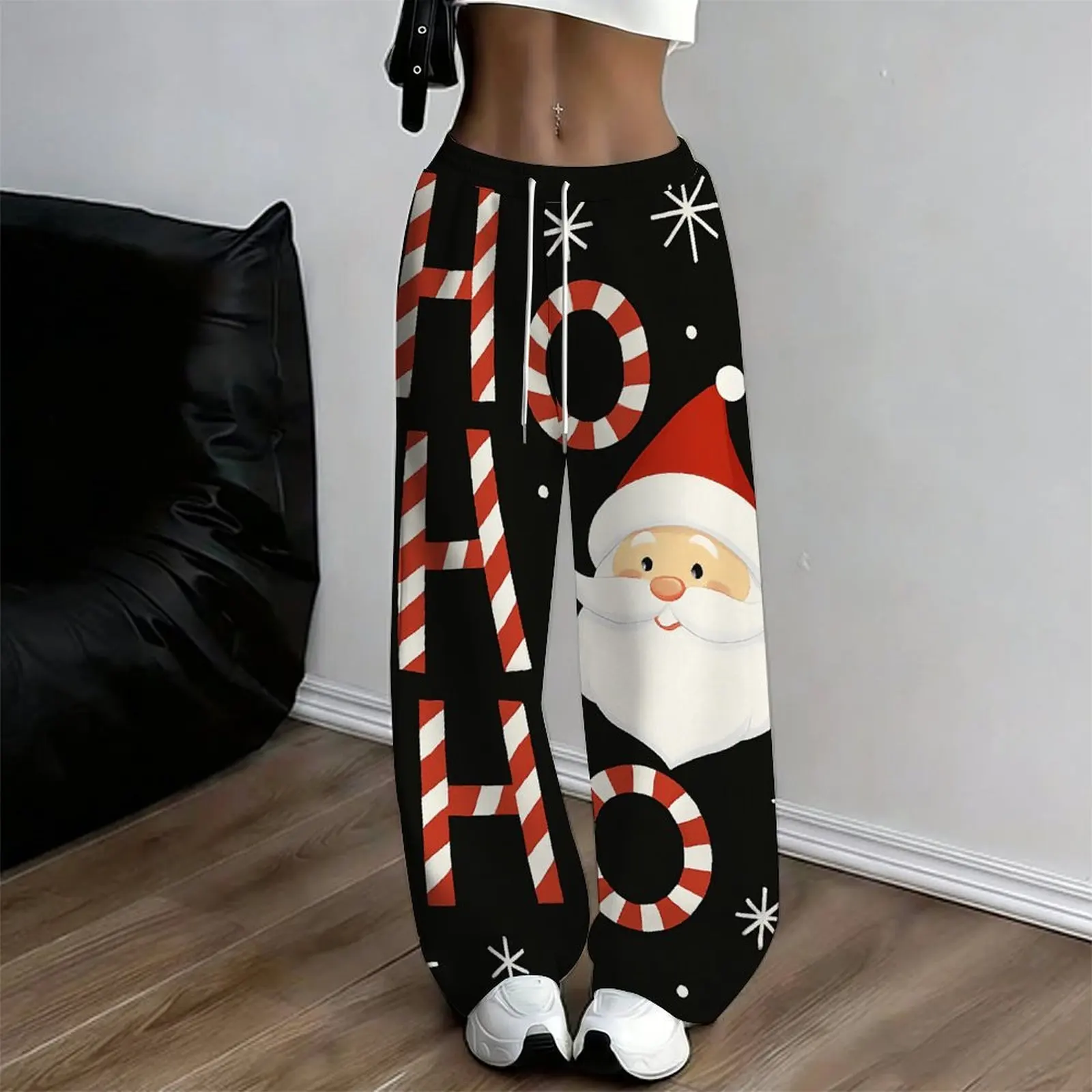 Ladies Autumn Winter Fashion Loose Trousers, Elegant Everyday Commuting Casual Pants for Vacation