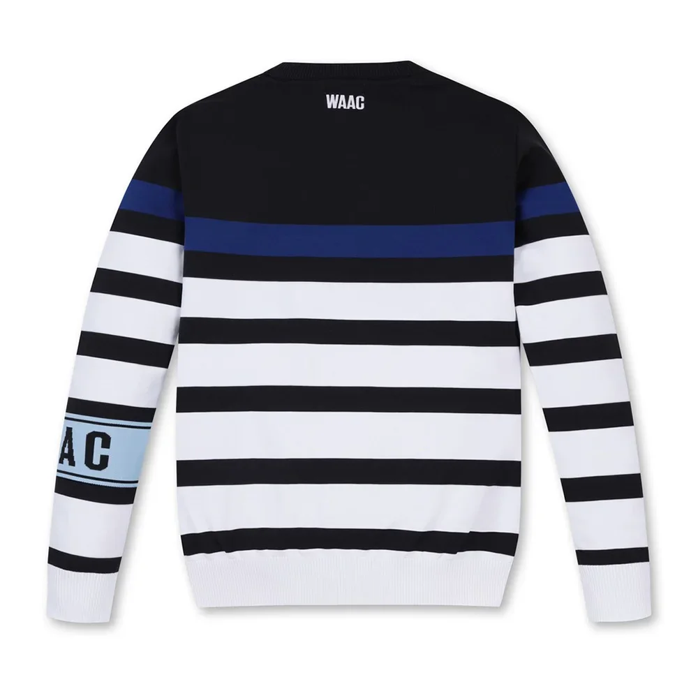 Men\'s Exquisite Golf Clothing Striped Design Trendy New Style Comfortable Luxury Knitted Sweater for Autumn Warm