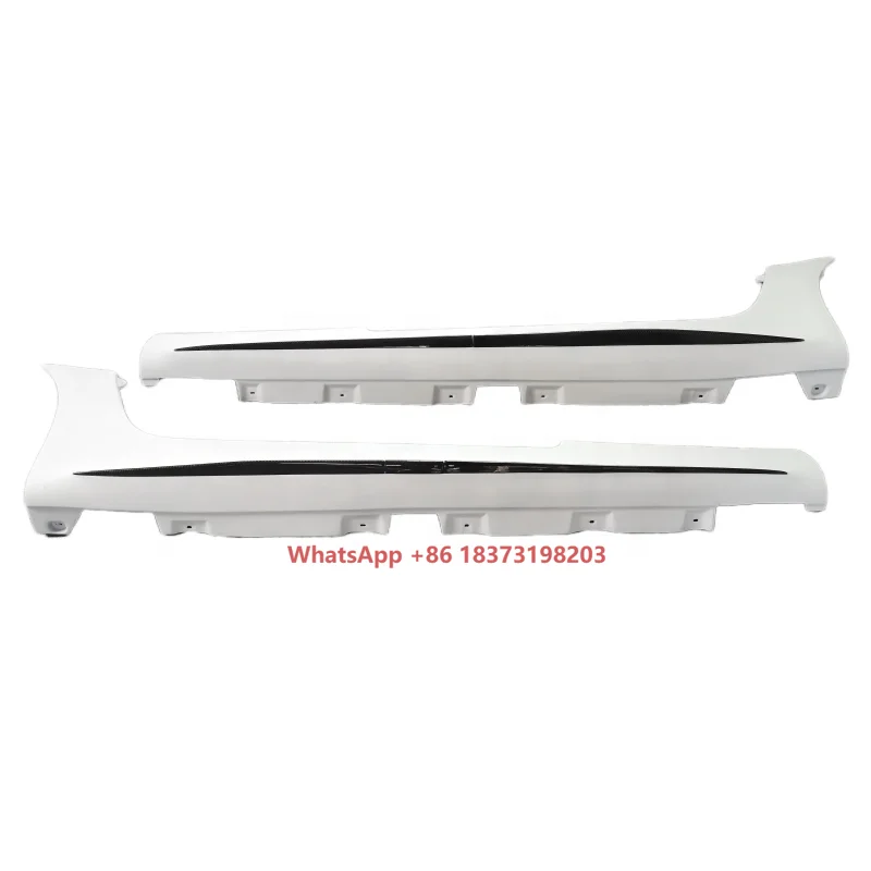 

GTR Style Semi-Carbon Fiber Side Spoiler New Condition AMG GT GTS BodyKit with Bumper Side Skirt for Luxury Sports Car