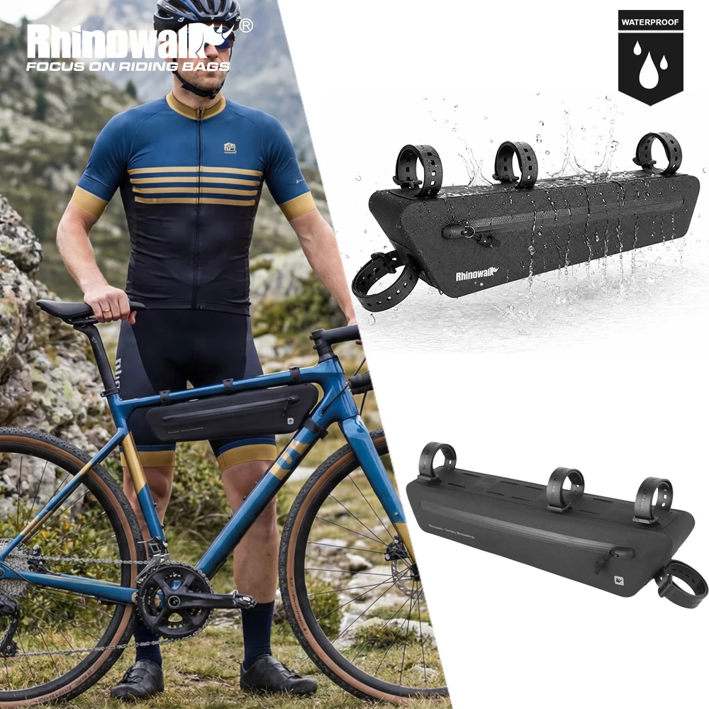 Rhinowalk Bike Triangle Under Tube Bag Waterproof Crossbeam Frame Package Storage Bicycle Accessories For Mtb Cycling