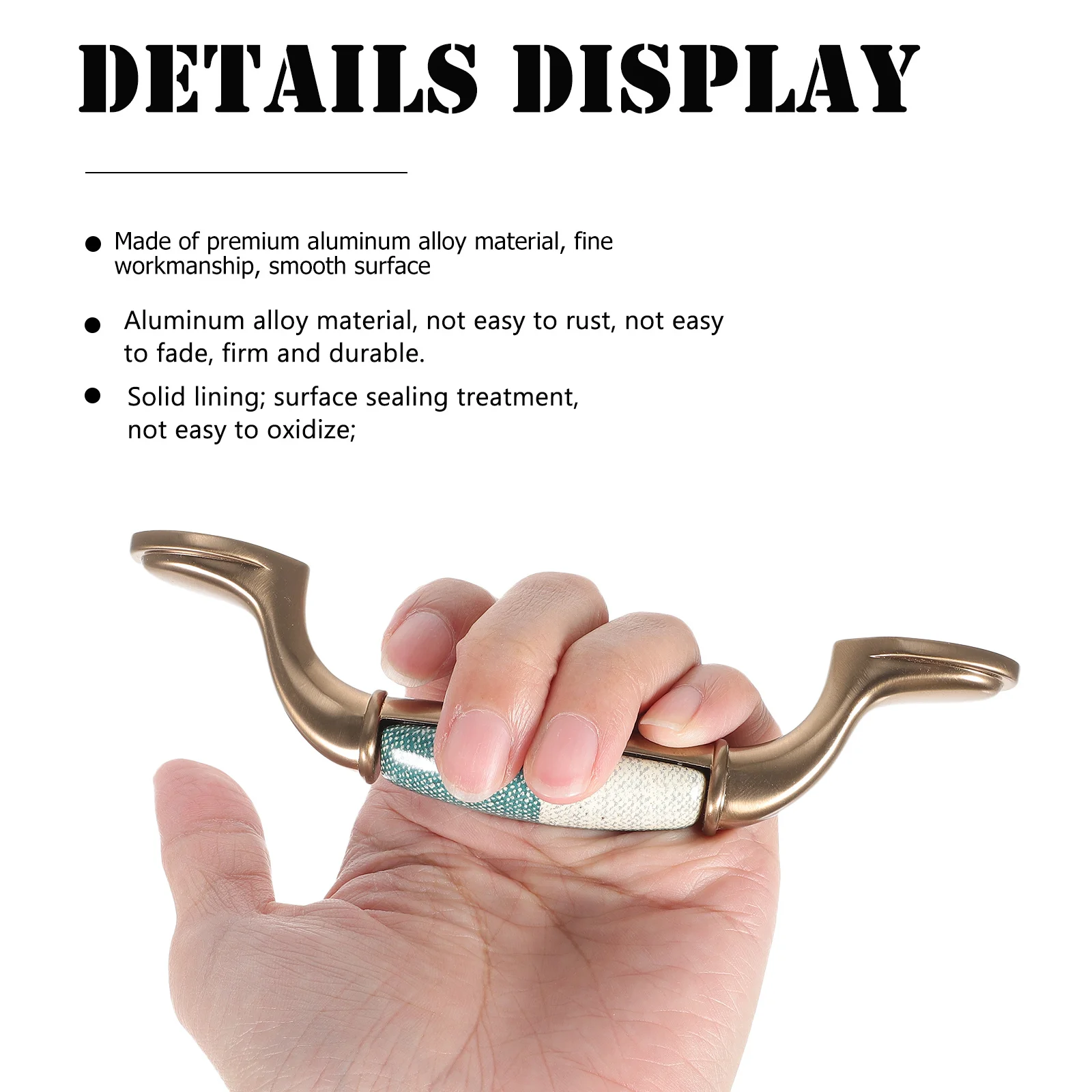 

Ceramic Cabinet Door Handle Single Hole Modern Decorative Pull Knob for Kitchen Wardrobe Dresser Drawer Furniture