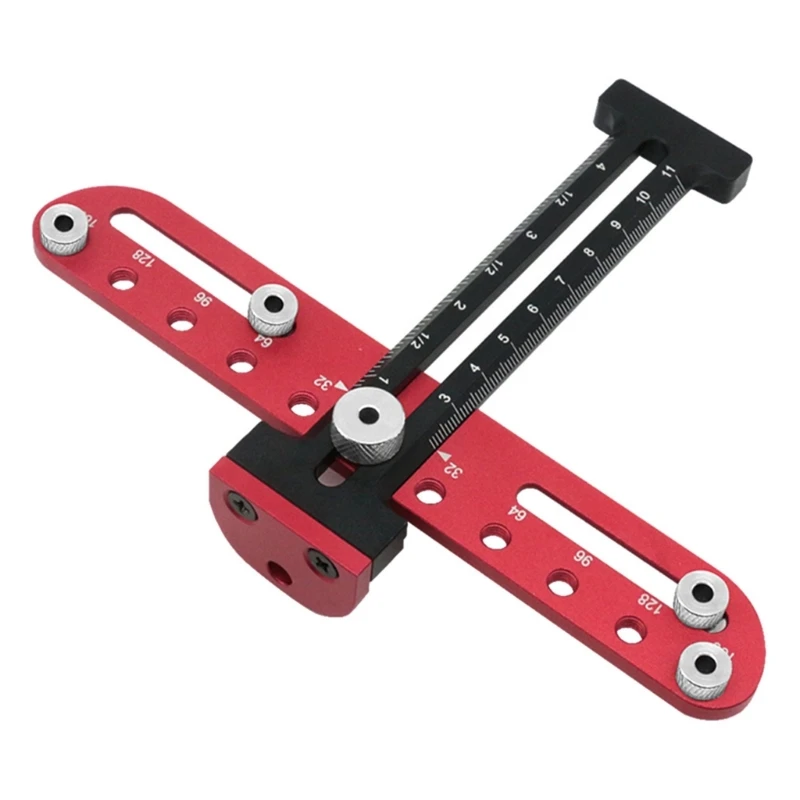 

Adjustable Woodworking Jig Pocket Hole Door Drilling Template Guide Locator Dropship