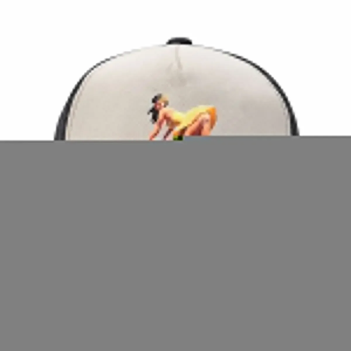 Sexy Pin Up Girl Retro Vintage Baseball Cap Beach  Hat Hat Man For The Sun Rugby Designer Man Women's