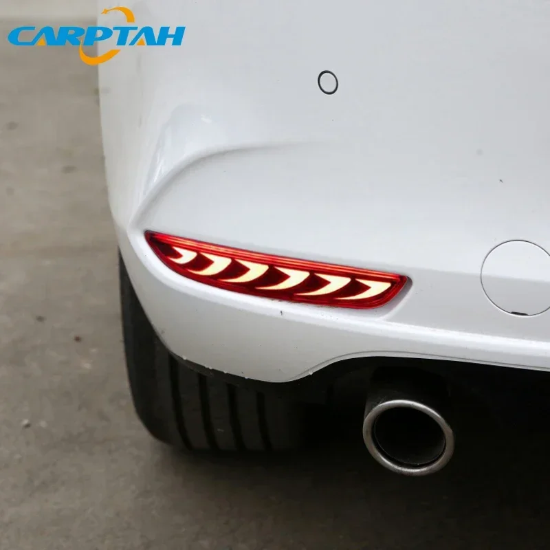 

Car LED 12V Rear Bumper Lamps For Mazda 3 Sedan 2020 2021 Brake Light Turn Signal Backup Reflector Lamp Taillights Fog lamps