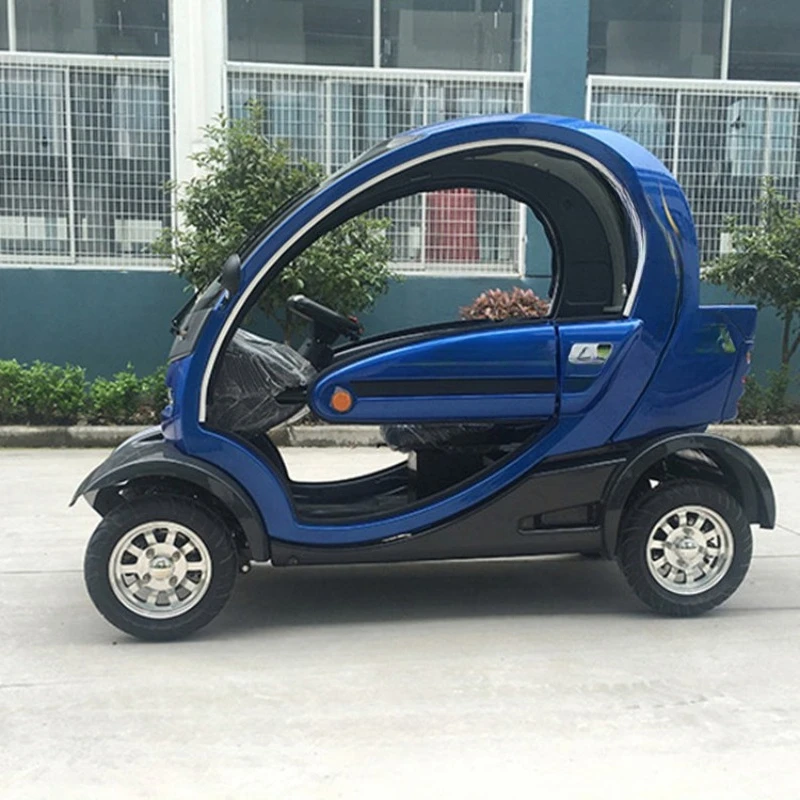 Mini Electric Hybrid Car for 60V Lithium Battery Powered Four-Wheel Enclosed Vehicle Wholesale 2019 Model