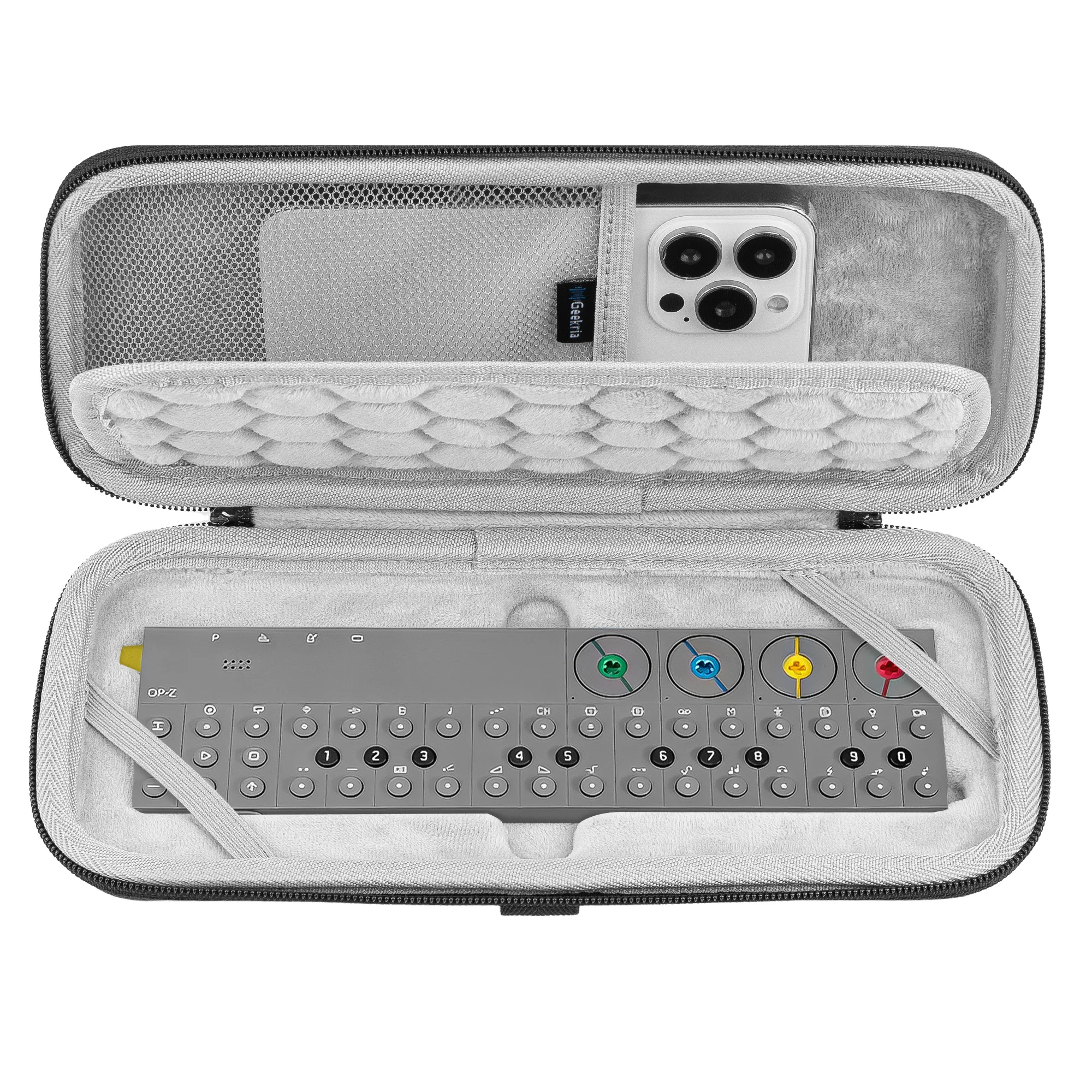 Geekria Hard Shell Travel Carrying Case, Compatible with Teenage Engineering OP-Z Portable Sequencer, Synthesizer