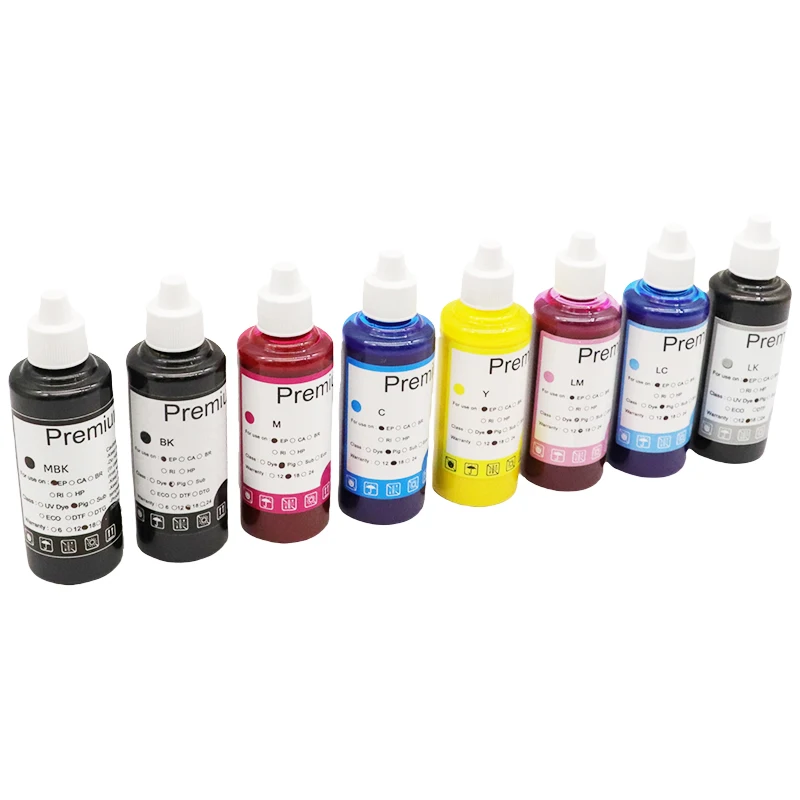 CLI-65 CLI65 8*100ML Premium Refill Dye Ink Kit For Canon 65 CLI65PIXMA Pro-200 PRO200 Printer