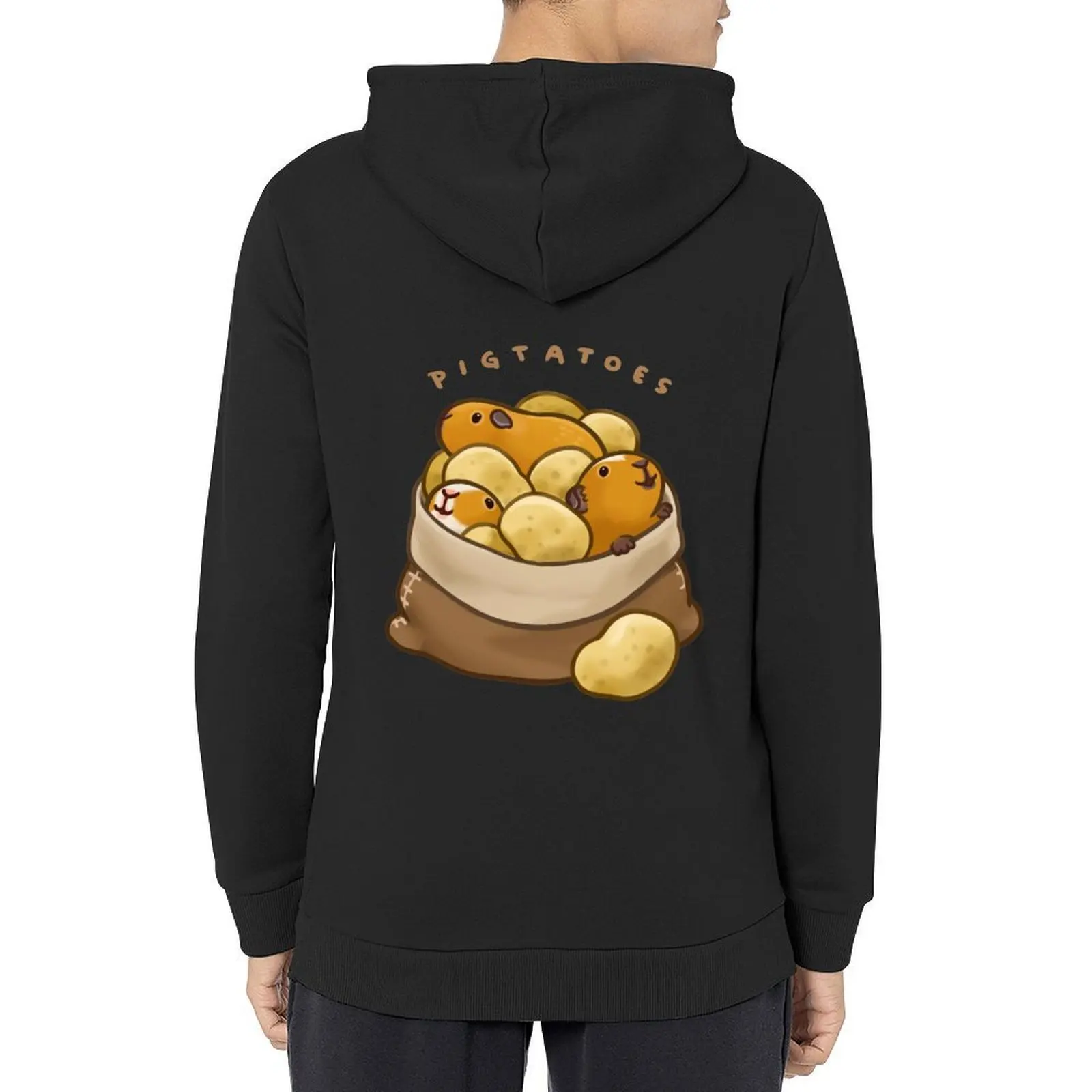 

Pigtatoes Hoodie japanese style men's clothes anime clothes male clothes anime hoodie