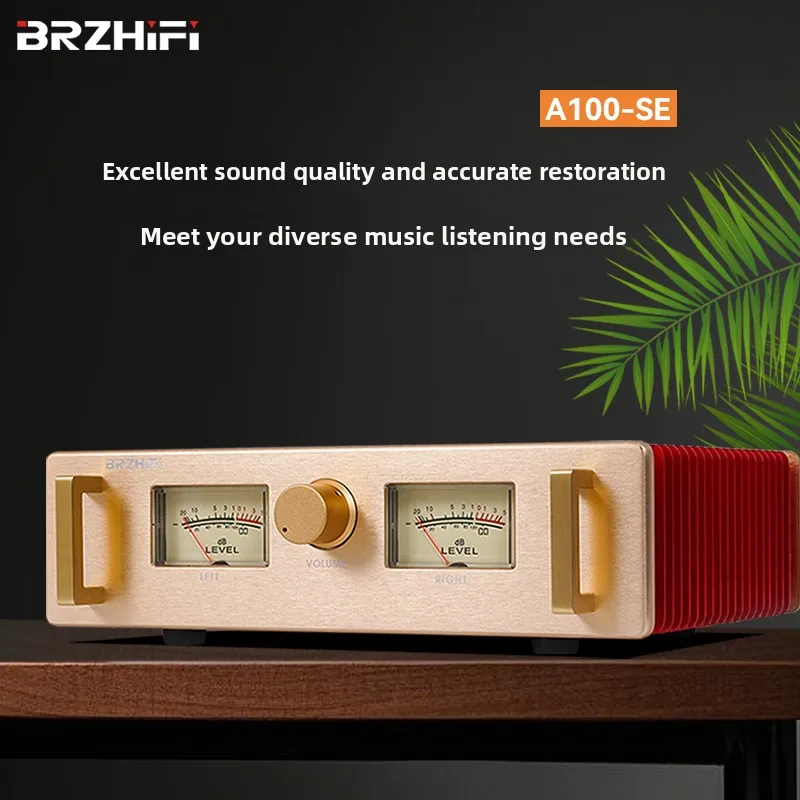 BREEZE 2025 A100SE HIFI مستوى الحمى مكبر كهربائي سطح المكتب المنزل مكبر كهربائي آلة المرارة صوت الإنسان جودة الصوت