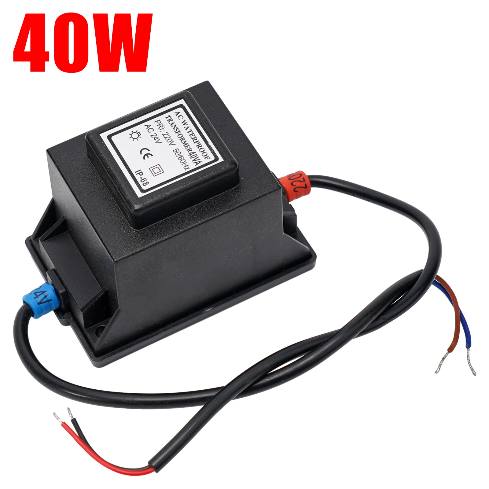 Isolation LED For Transformer AC 24V Power Supply AC/AC For Outdoor Power Supply IP67 For Overload Temperature Protection Parts