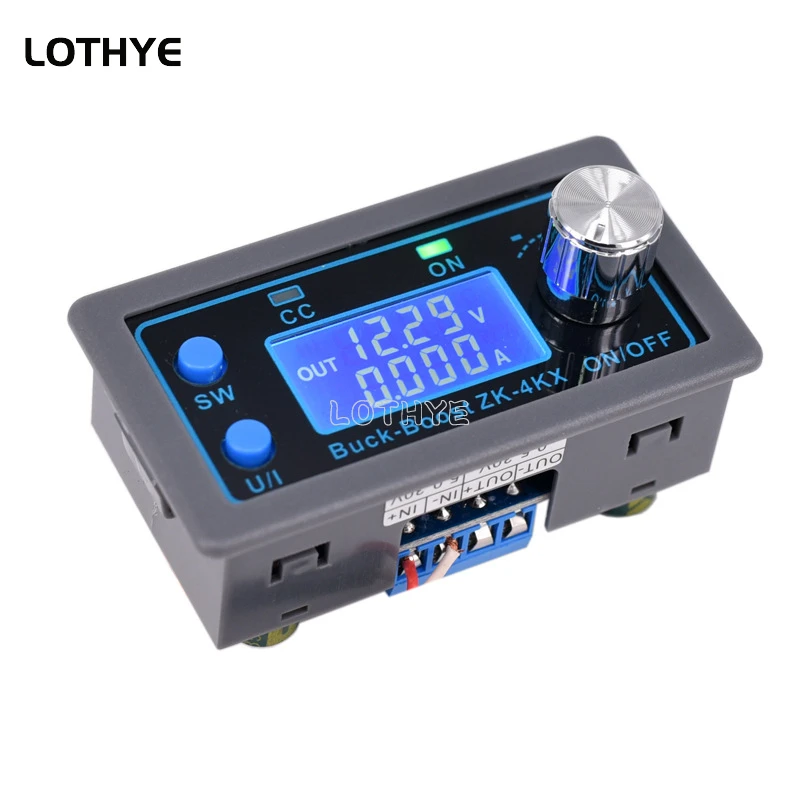 DC DC Buck Boost Converter CC CV 0.5-30V 4A Power Module Adjustable Regulated Power Supply For Solar Battery Charging ZK-4KX