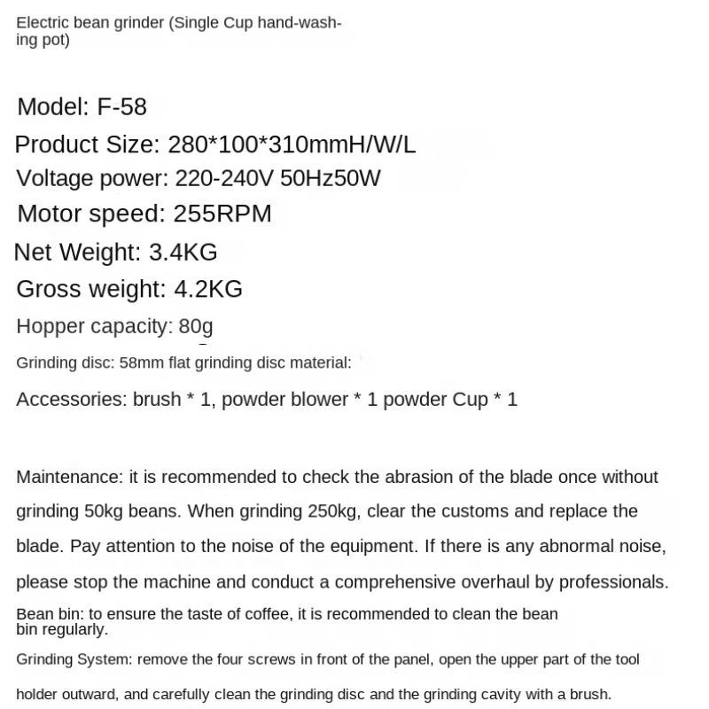 Macinacaffè per chicchi di caffè punzonatrice a mano macchina da caffè Premium Seiko progettata per la folla di lusso