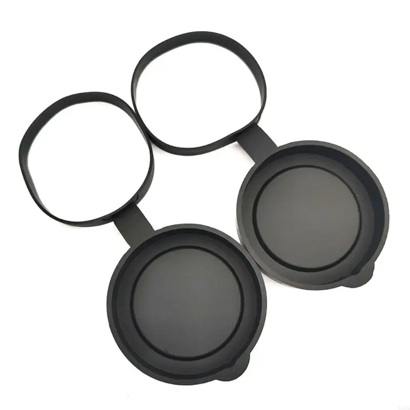 23GA Binocular/Monocular Objective Lens Caps Eye Guard Caps 42-45mm/61-63mm Diameter