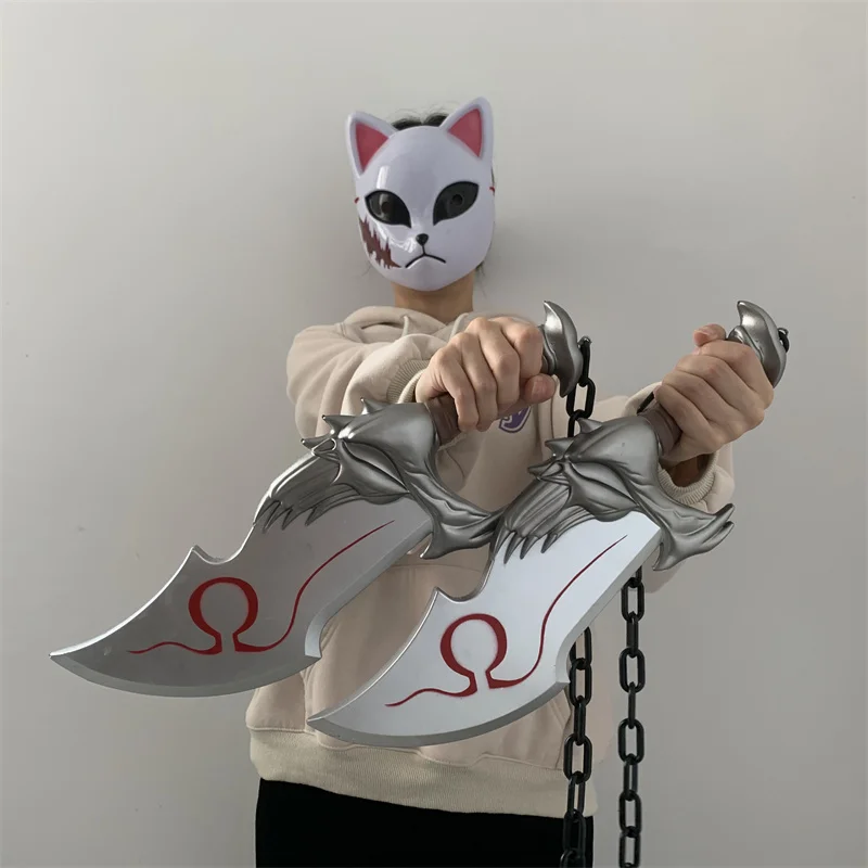 God of War 4 Cosplay Chaos Dragon Tomahawk Axe Prop Weapon Leviathan Silver Rune Blade Beast Axe Safety PU Weapon Model Cos Toy
