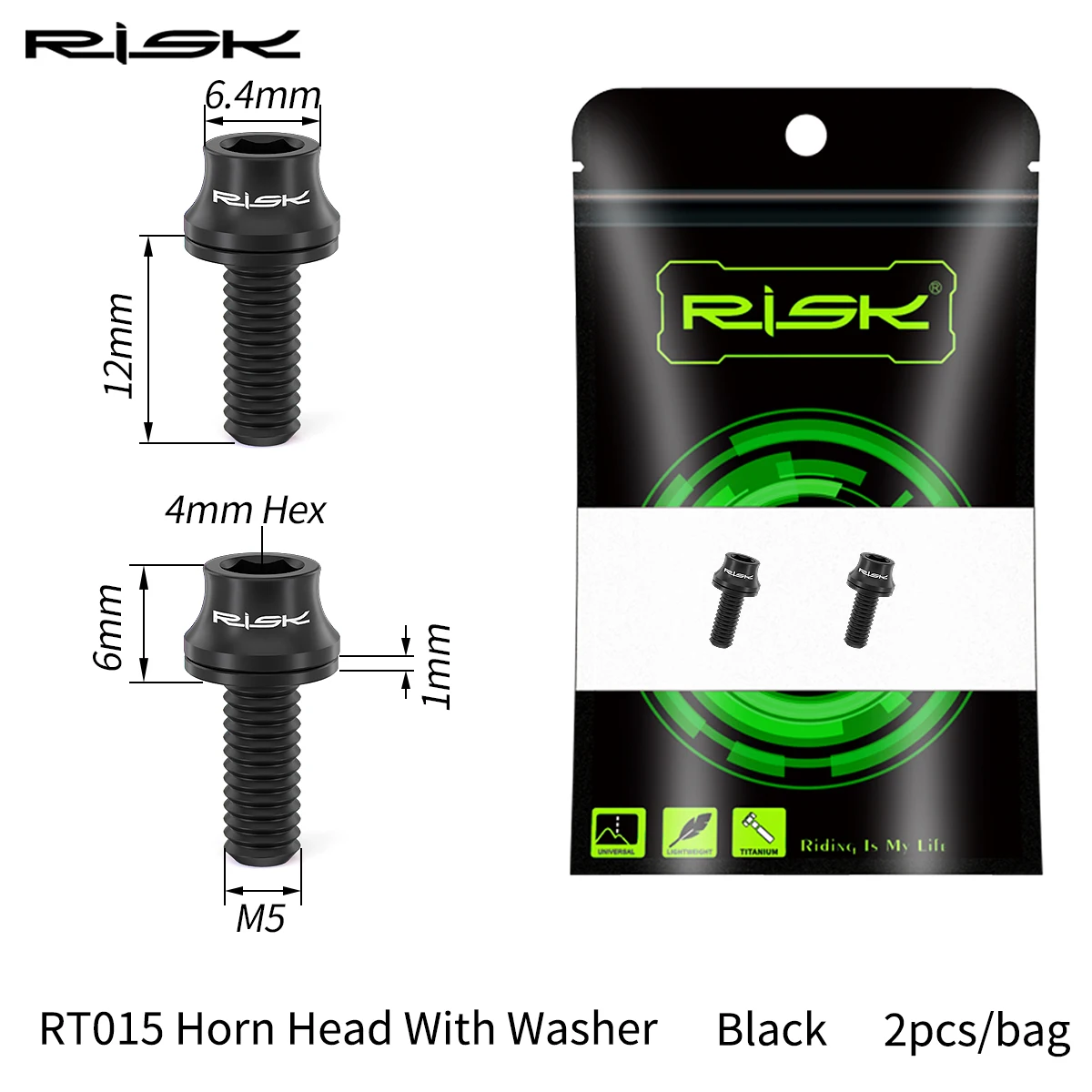 Risiko M5x12mm Fahrrad Flaschenhalter Befestigungsschrauben Titanlegierung MTB Rennrad Flaschenhalter Schrauben Luftpumpe Feste Schrauben