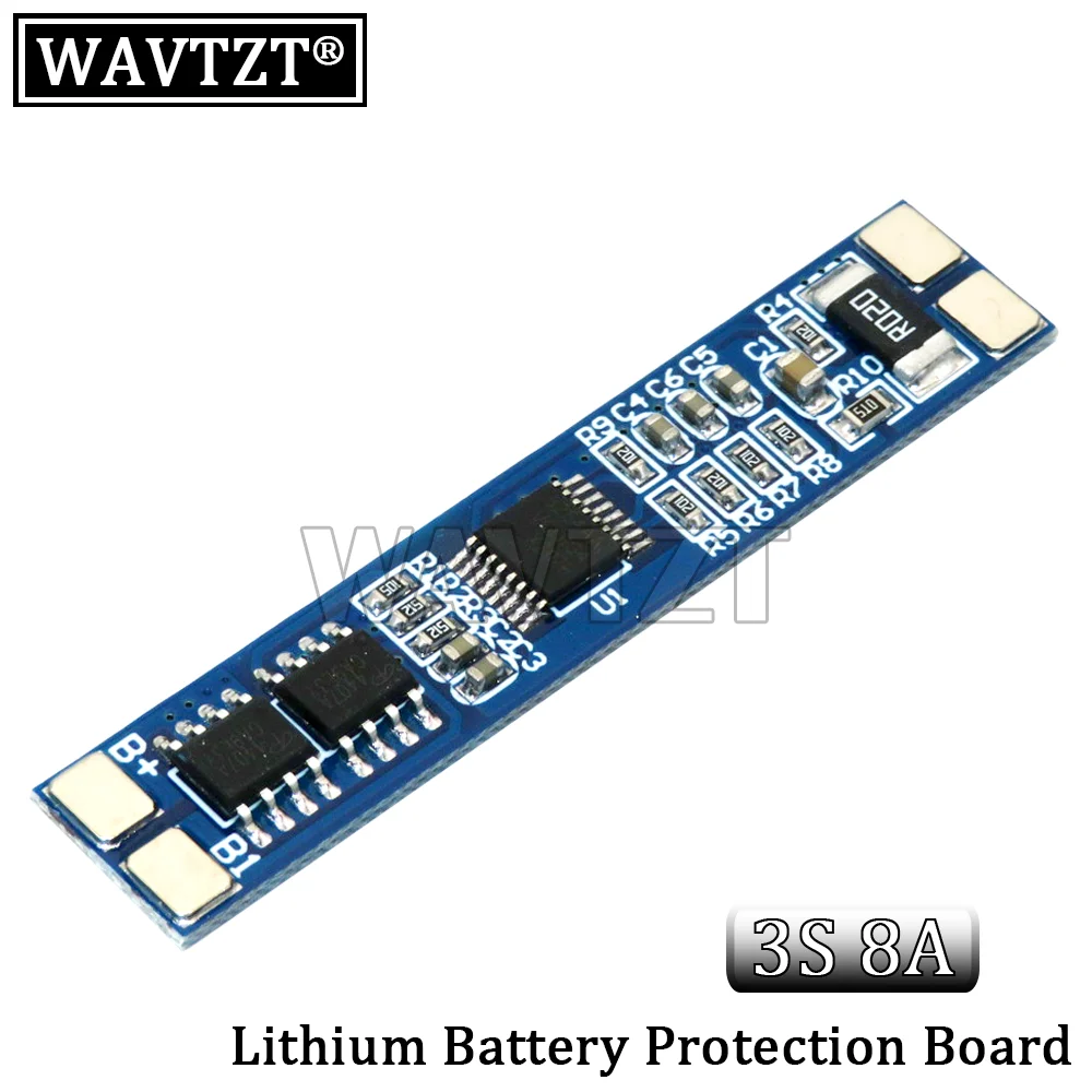 3S 6A 8A 10A 20A 25A 40A 60A Li-ion Lithium Battery 18650 Charger PCB BMS Protection Board For Drill Motor Lipo Cell Module