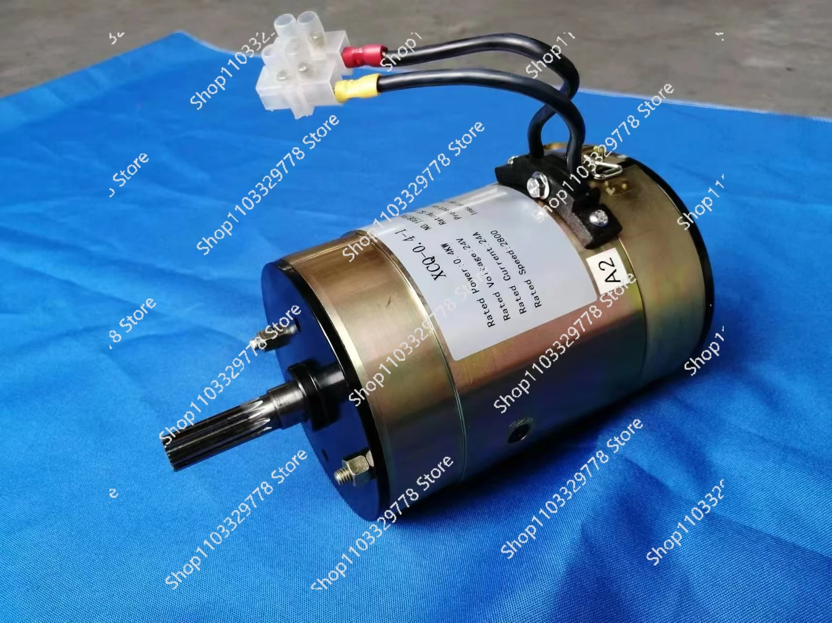 XCQ-0.4 XCQ-0.4-1 permanent magnet motor with gearbox brake, rubber wheel