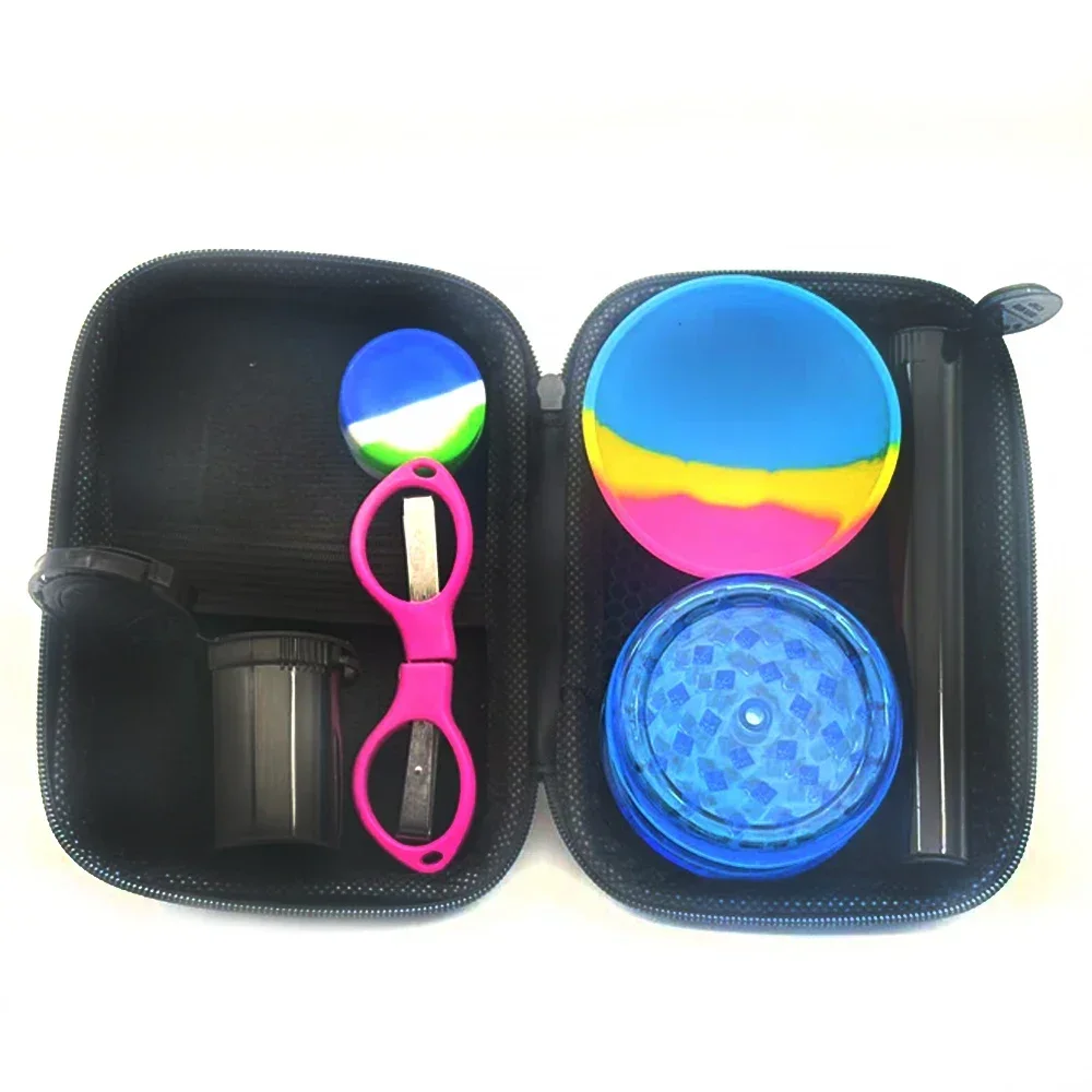 1 Set Antihaft-Silikon-Behälter Silikon-Aufbewahrungsbox Öl-Aufbewahrungsbox Aufbewahrungstasche Raucherzubehör – Detail 3