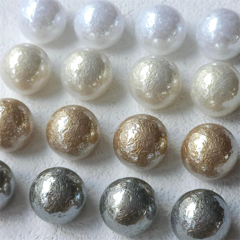 New arrived 50pcs/lot 20mm color print geometry rounds shape acrylic cabochon beads diy jewelry garment hair accessory
