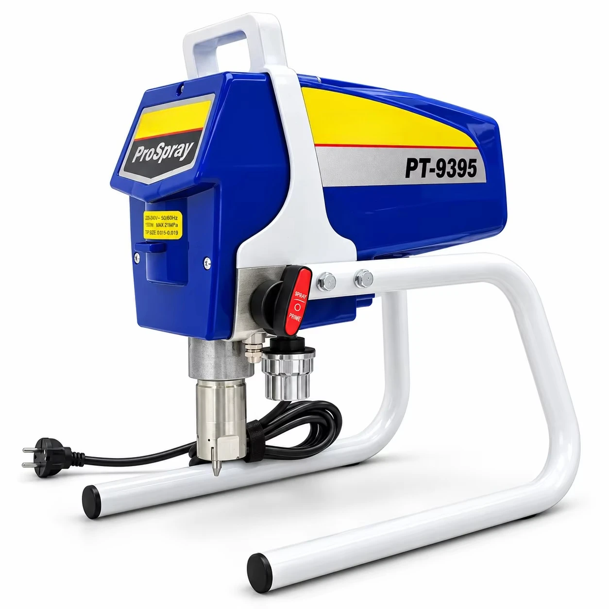 Electric High-Pressure 220V Airless Sprayer, Professional Grade, DIY Steel Structure, Latex Paint Coating, Painter Tool