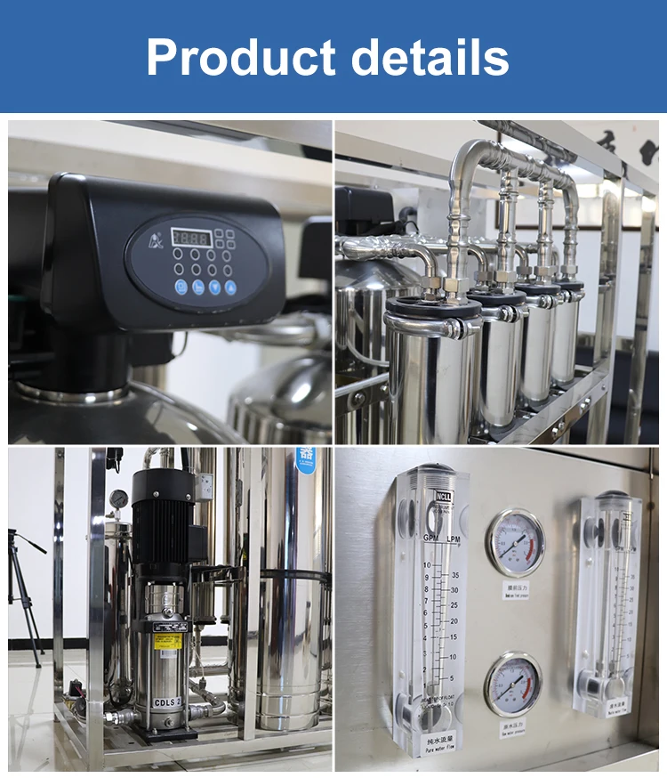 500lph Ro System Equipment Water Treatment Seawater Desalination Machine RO Water Treatment Machinery