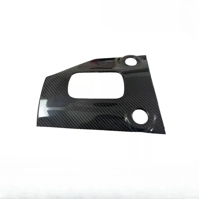 

For Nissan 400Z Genuine Real Dry Carbon Fiber 23-24 Center Console Gear Shift Outer Frame Base Automotive Interior Modification
