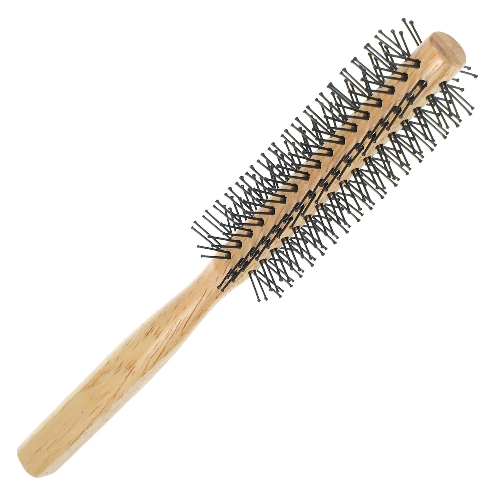 

Mini Curling Comb Brush for Blow Drying Hair Hairbrush Curly Lotus Tree Round Man Styling