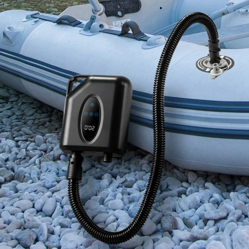 Portable Electric Air Pump 20PSI High Pressure Paddle Board Compressor Inflation & Deflation Pump For Sup Surfing Boat