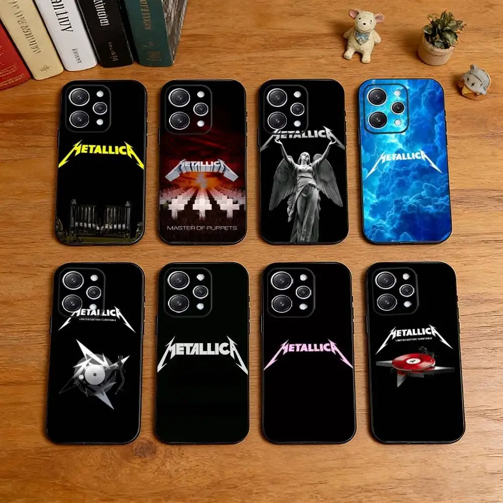 

Logo Music M-Metallica A-Album Phone Case For iPhone 17, 16,15,14,13,12,11 Plus,Pro Max, Others Soft Black Cover