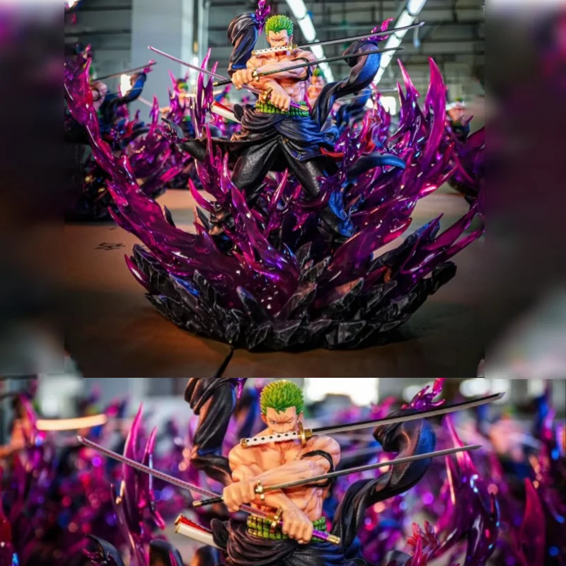 متوفر Jt تمثال Th Enraged Zoro قطعة واحدة أنيمي الشكل الشكل البلاستيكية تمثال جمع نموذج غرفة الديكور عيد الميلاد اللعب هدية