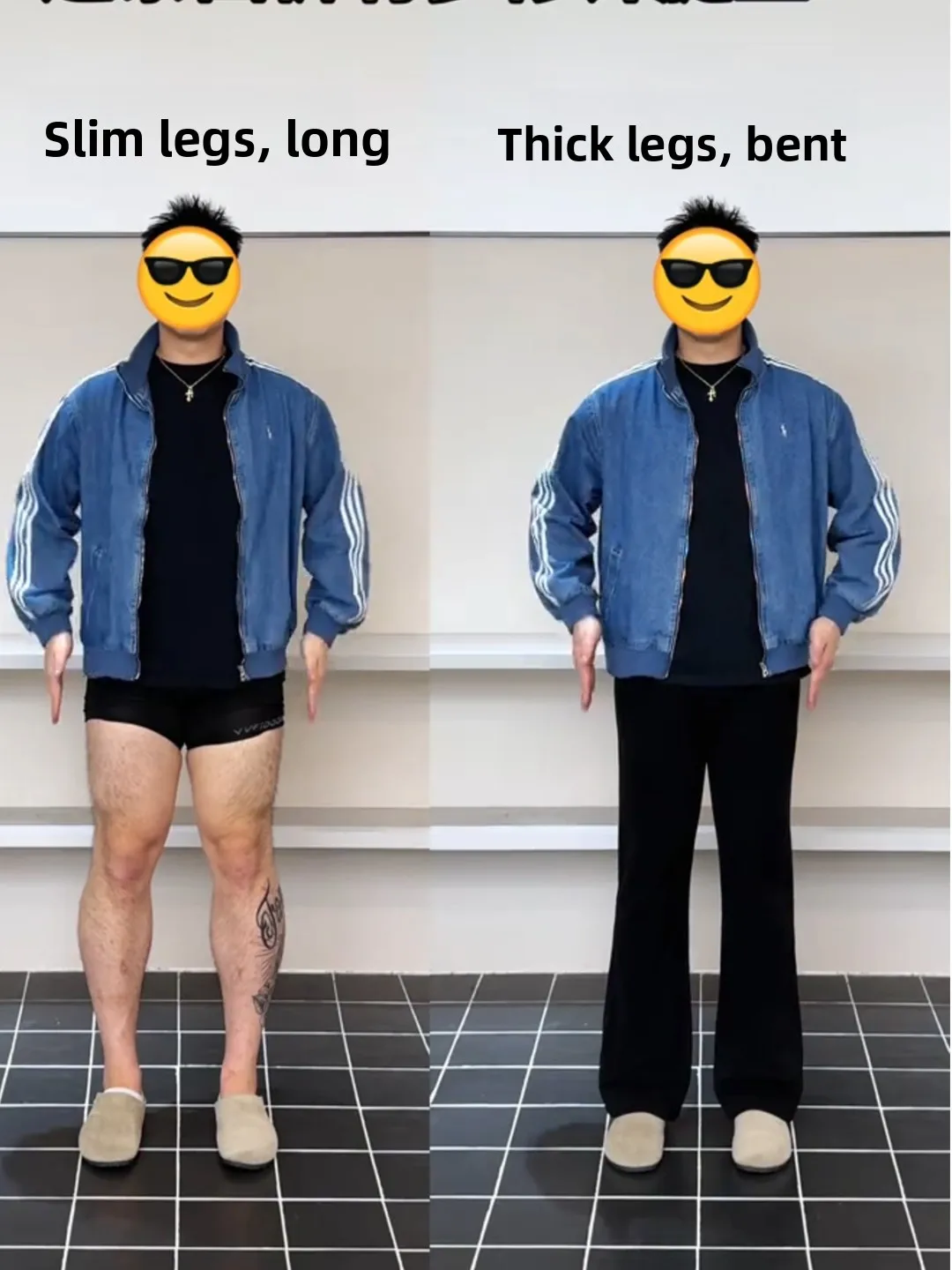 

Bla Slimming Fce Lined Men's Jeans Bootcut Trousers Cleanfit Waist Lift Autumn Winter Casual West Pants for Plump Men