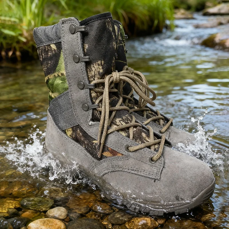 spring-outdoor-breathable-waterproof-anti-slip-lightweight-high-top-desert-boots-men's-women's-hiking-shoes-climbing-shoes